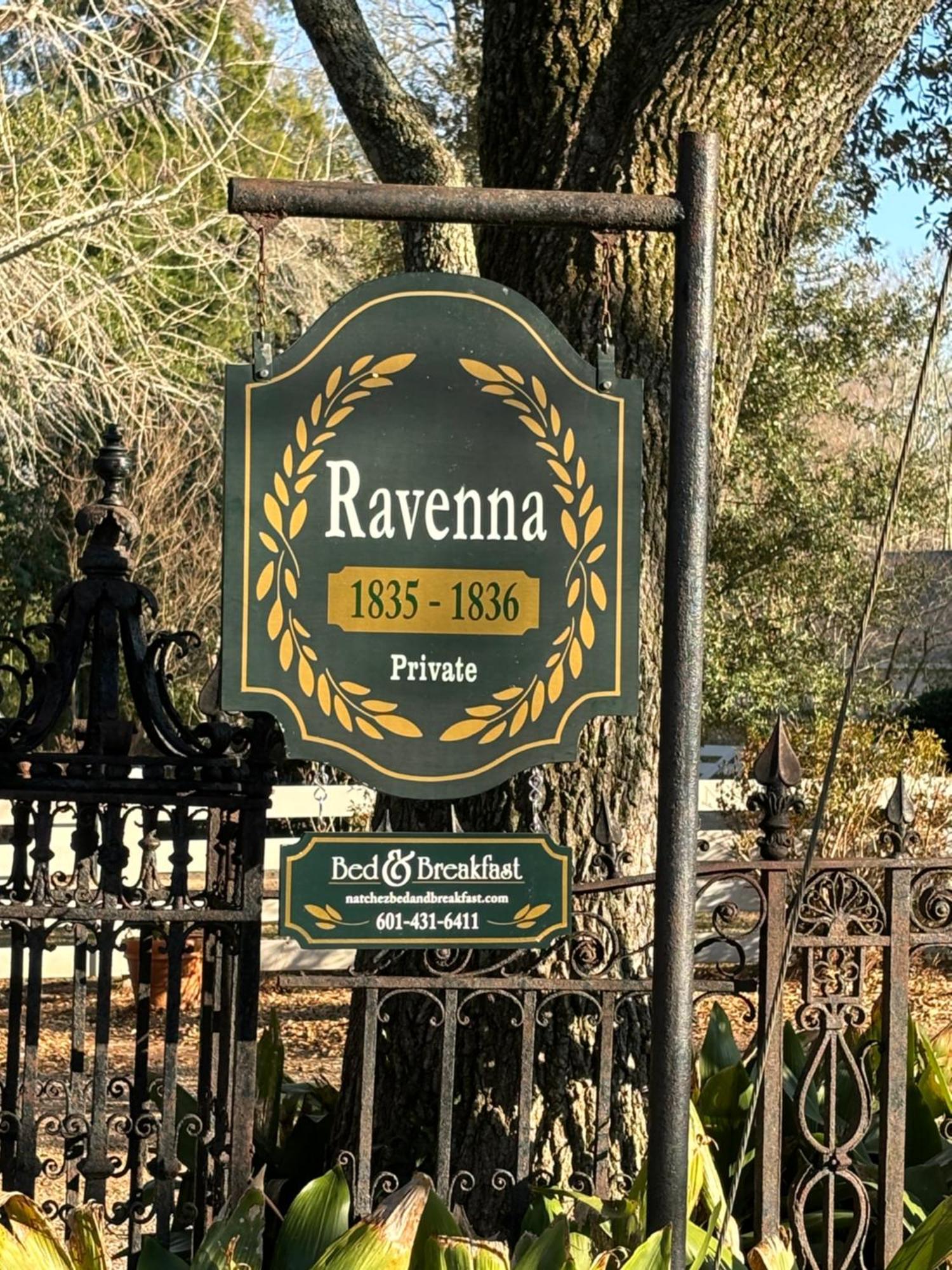 Ravenna Bed And Breakfast Натчес Екстериор снимка